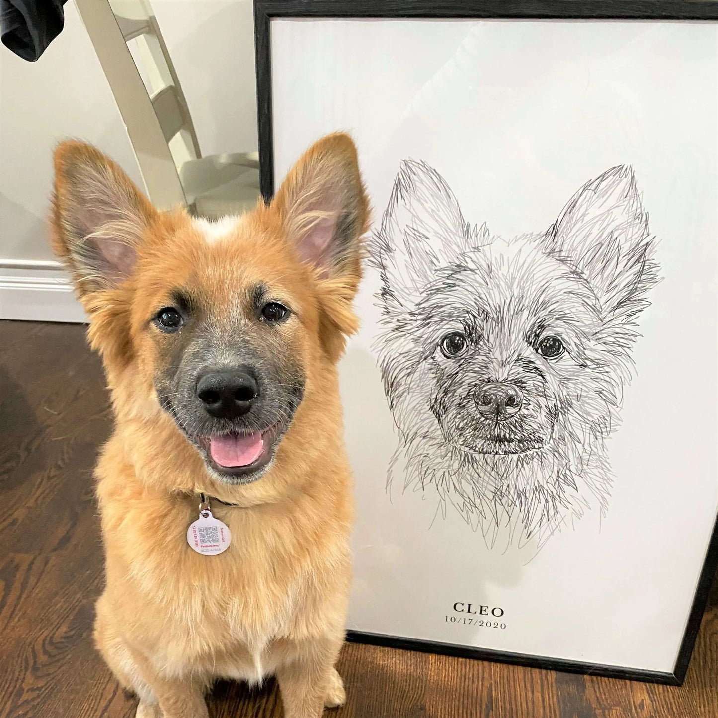 Kjæledyrportrett The Puppy Poster Norge