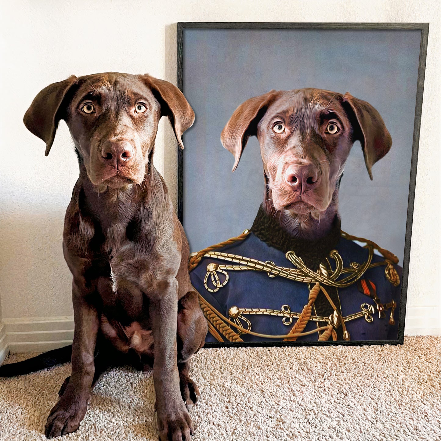 Kjæledyrportrett Royal The Puppy Poster Norge
