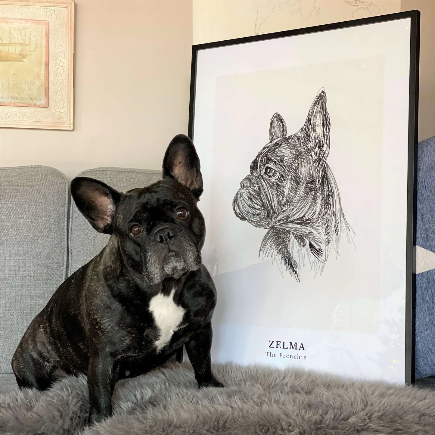 Kjæledyrportrett The Puppy Poster Norge