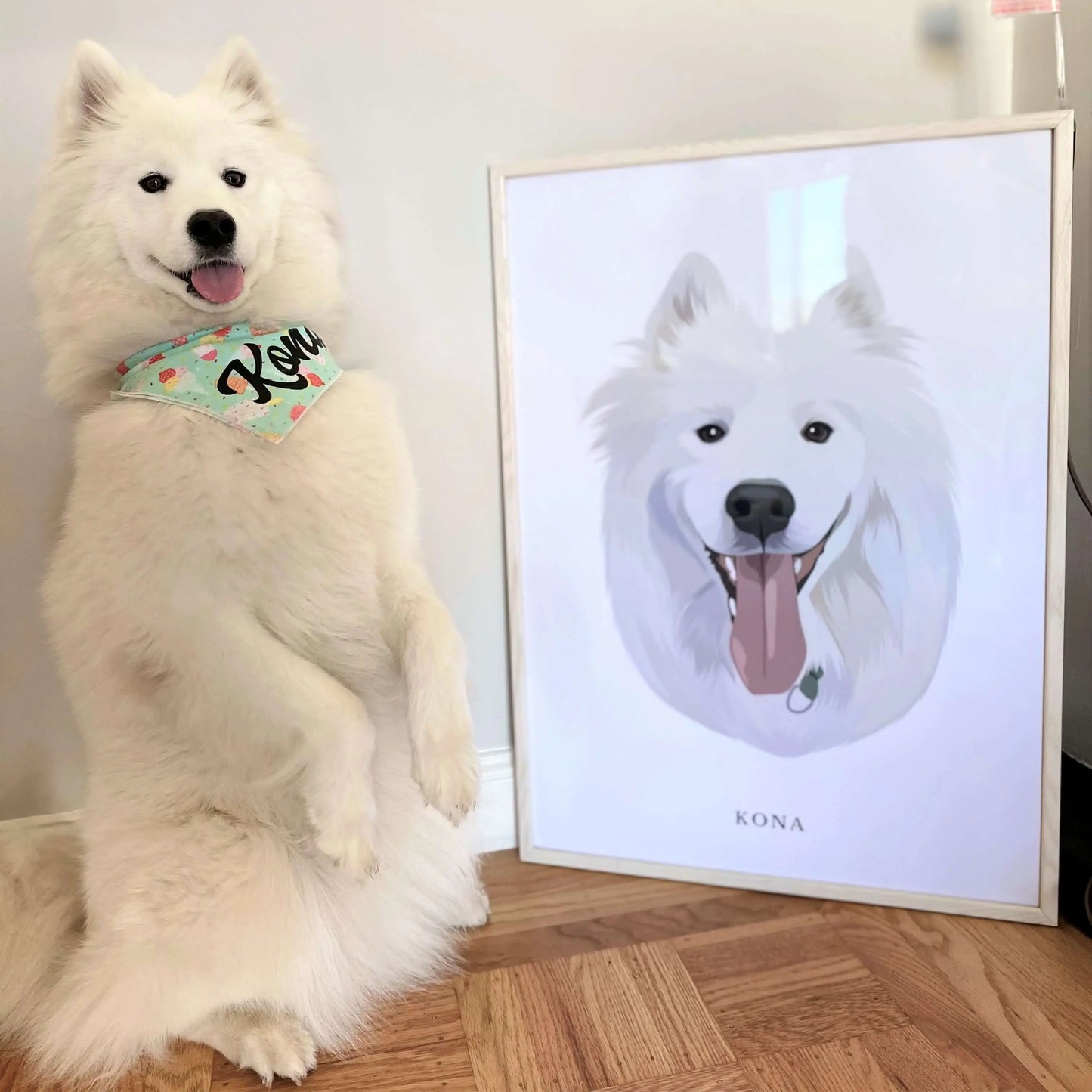 Kjæledyrportrett The Puppy Poster Norge