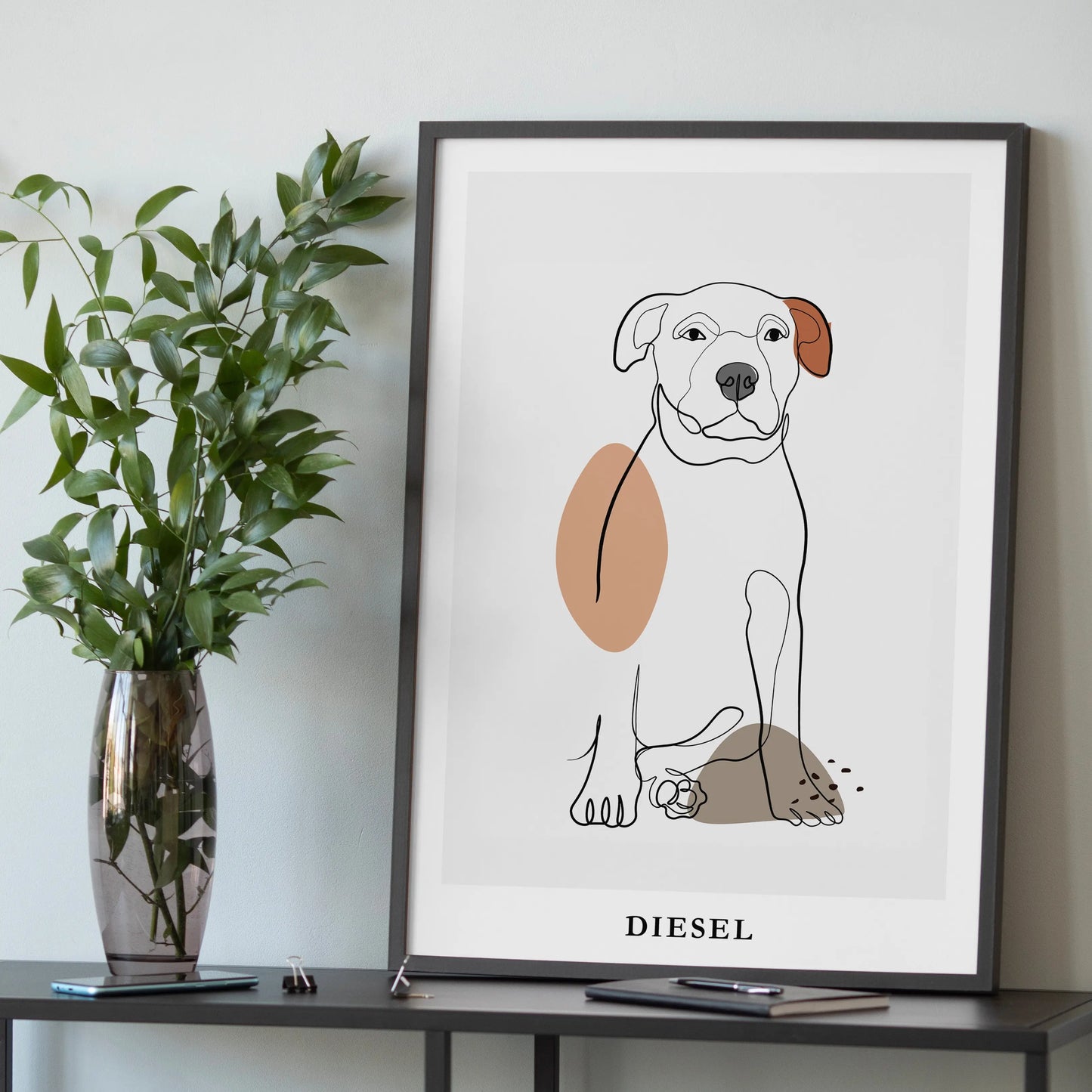 Kjæledyrportrett The Puppy Poster Norge