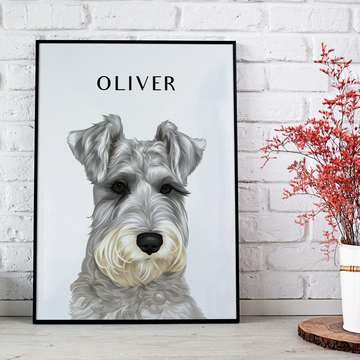 Kjæledyrportrett The Puppy Poster Norge