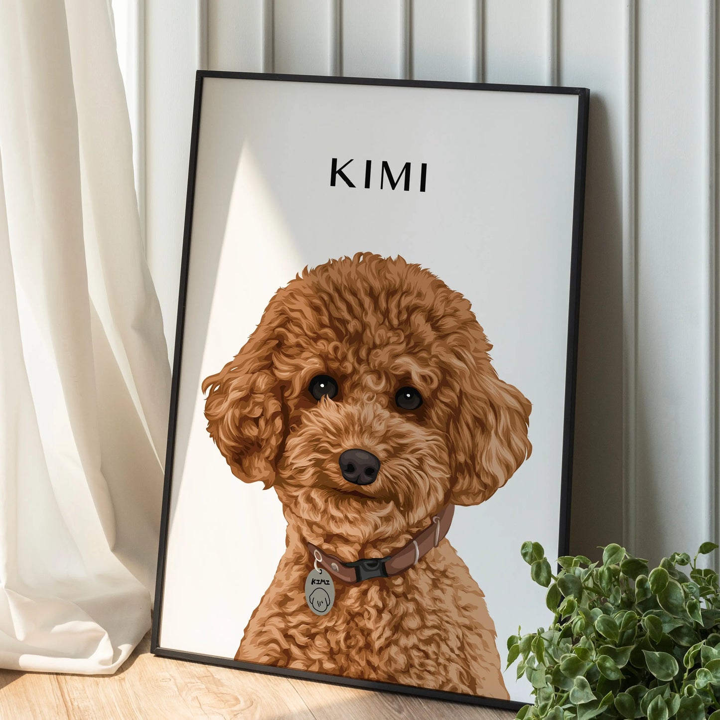 Kjæledyrportrett The Puppy Poster Norge