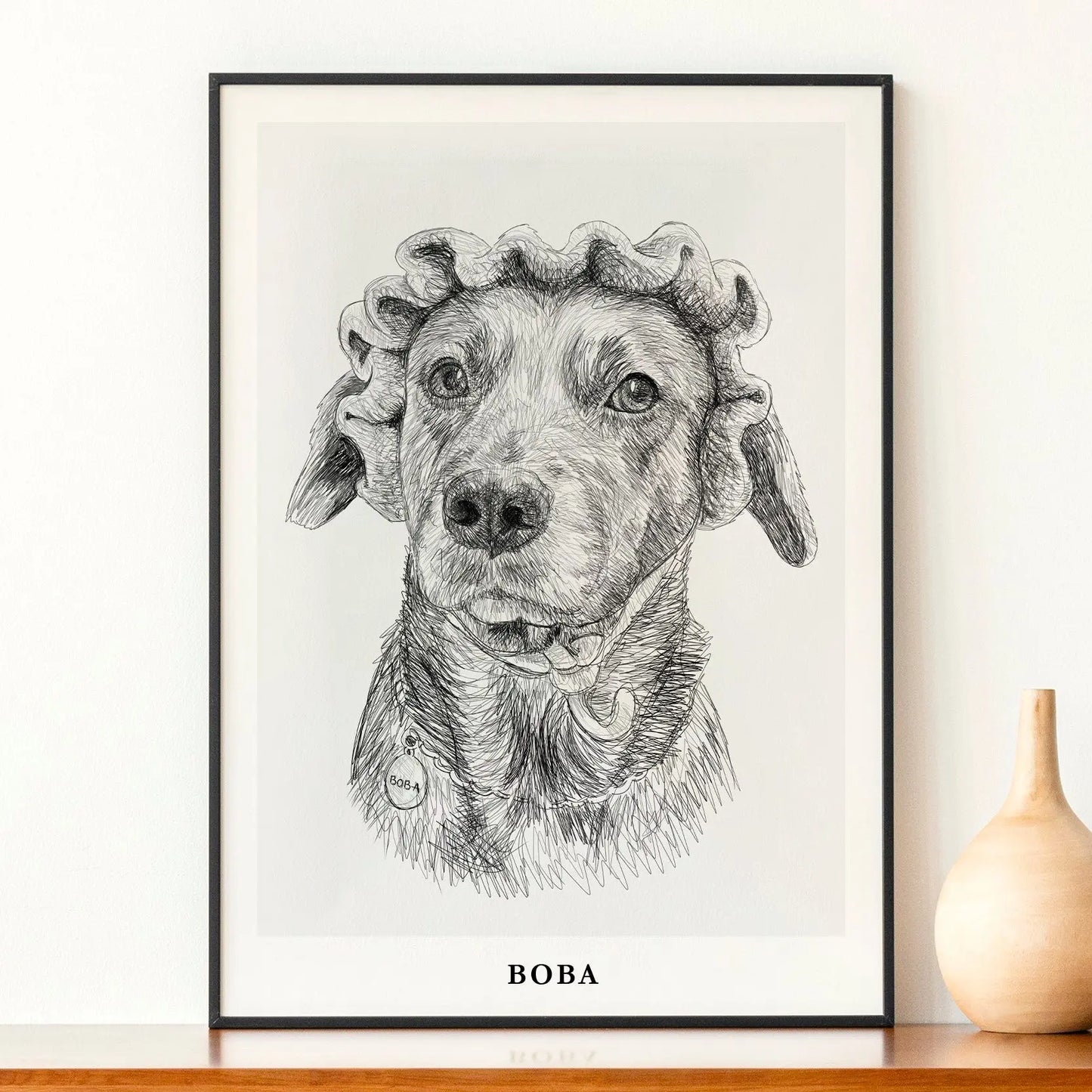 Kjæledyrportrett The Puppy Poster Norge