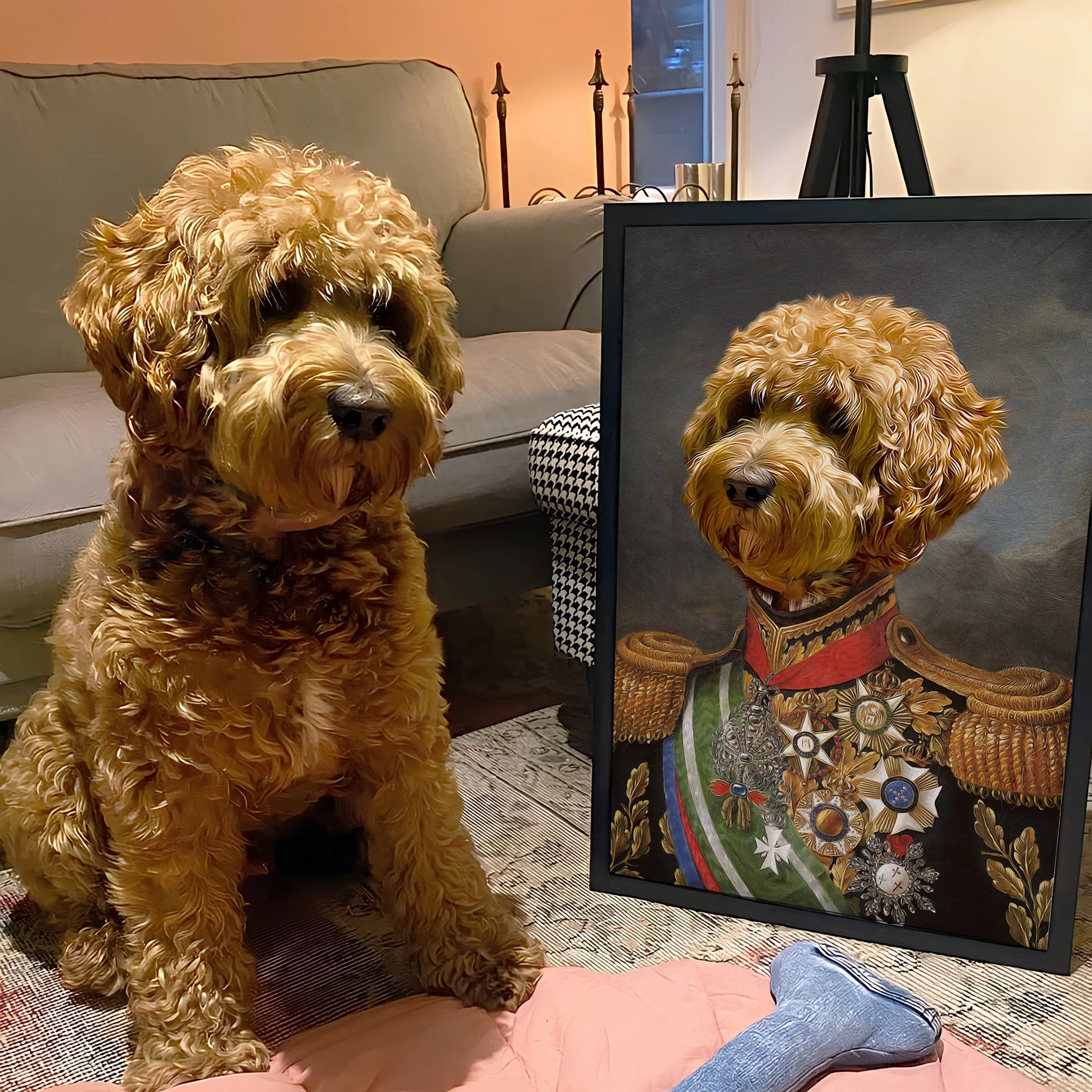 Kjæledyrportrett Royal The Puppy Poster Norge